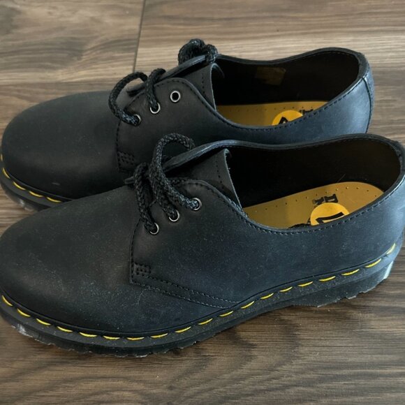 NEW Dr Martens 1461 Bex Leather Oxford Shoe Boots Black Lace Up Ankle EU 39 - Picture 6 of 9